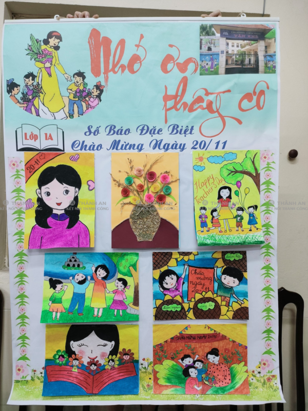 Hội thi làm báo tường chào mừng ngày Nhà giáo Việt Nam